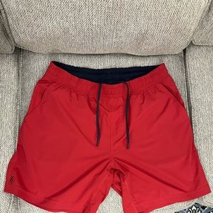 Rhone unlined Mako shorts 7” in mint condition!